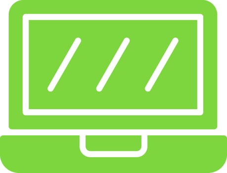 Laptop Colorful Icon vector