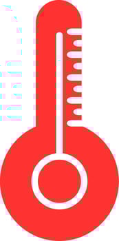 Thermometer Colorful Icon vector