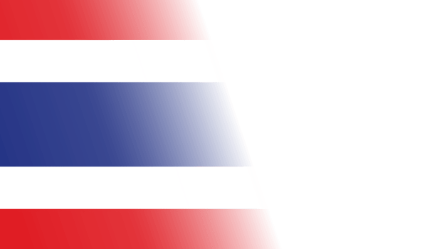 Transparent Thailand flag banner png