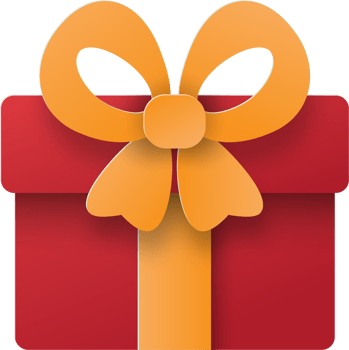 Red gift box png