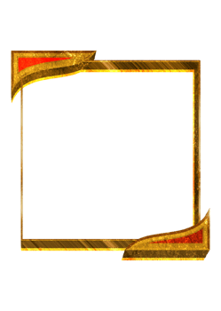 Frames and borders certificate golden design png