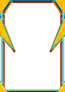 Decorative vintage 3d golden frames and borders png
