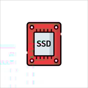 Sdd icon on white background vector