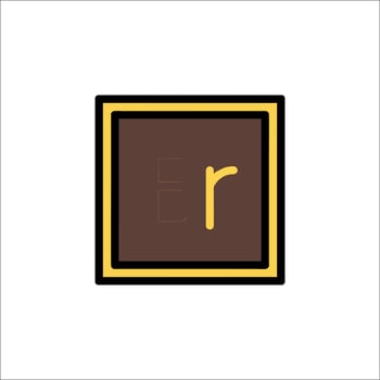 The logo for the chocolate company vector