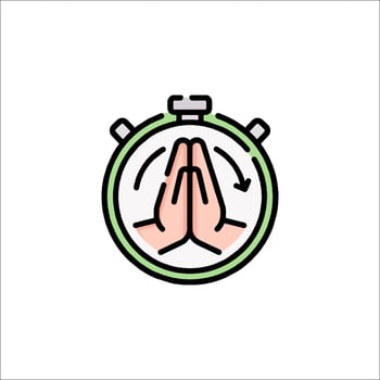 Prayer icon, prayer icon, prayer icon, prayer icon, prayer icon, prayer icon, vector