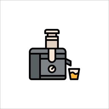 Juice machine icon illustration vector