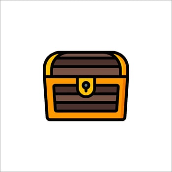 A chest icon on a white background vector