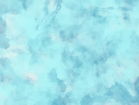 soft pastel blue watercolor background vector
