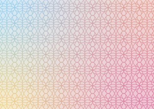 Soft art pastel flower pattern presentation background vector