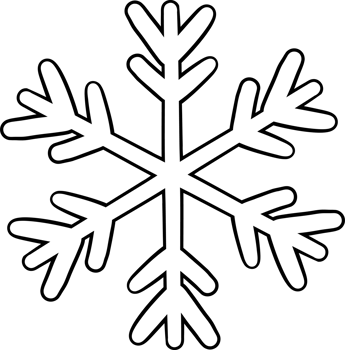 Christmas snowflake doodle coloring image hand drawn png