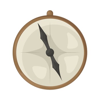 Illustration of compass vector