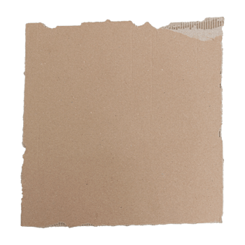 Square Cardboard Frame with Writing Space - Ideal for Messaging and Branding png