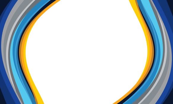 cool abstract background wave corner for frame vector