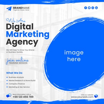 Creative Social Media Post Templates for Digital Marketing psd