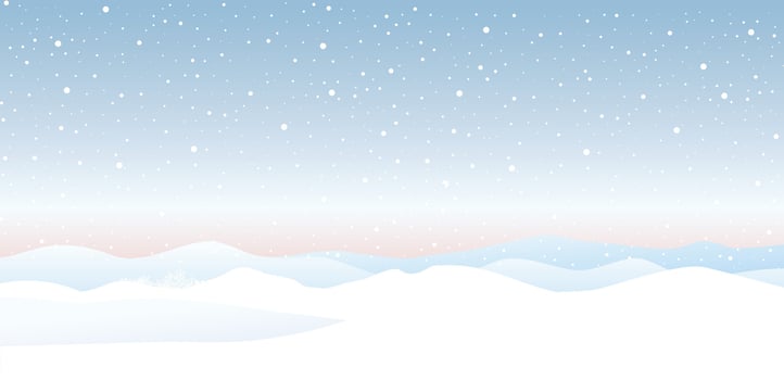 Winter holiday landscape. Natural Winter Christmas background with sky, heavy snowfall, snowflakes, snowdrifts. vector
