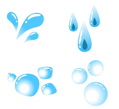 Water art illustration vector