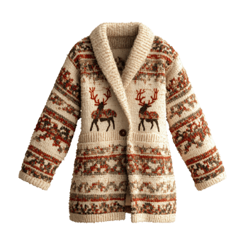Christmas coat on transparent background png