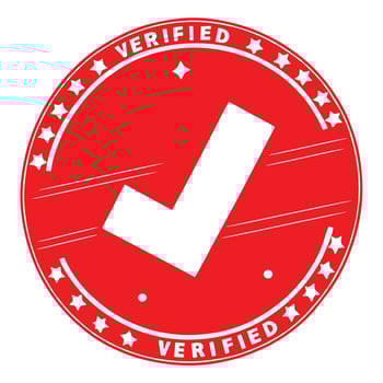 Approval Verified Red Stamp vector