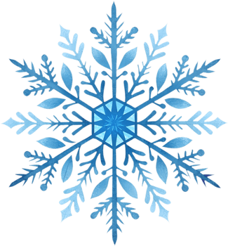 Crystalline Snowflake Clipart for Memorable Christmas Design Inspirations. . png