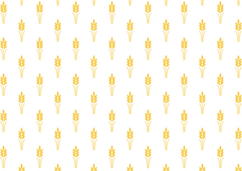 Wheat pattern wallpaper. oat symbol. free space for text. rice sign. Rice pattern wallpaper. vector