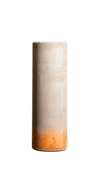 Rusty cylindrical pillar decoration png