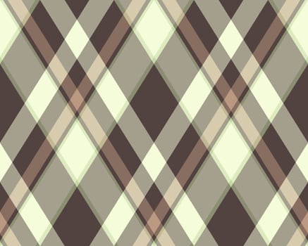 Argyle pattern of geometric rhombus. Harlequin check wallpaper design. Classic diamond shaped textile material for web background, print fabric clothing, sweater, wrapping paper, gift card, invitation vector