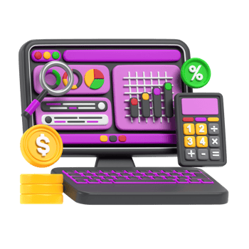 Business Analyst in 3d Illustration png