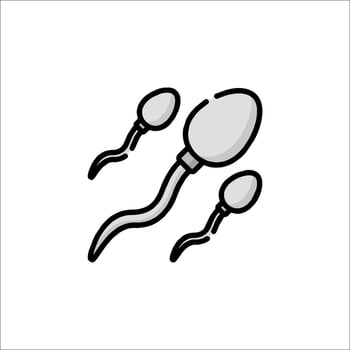 A black and white drawing of two eggs vector