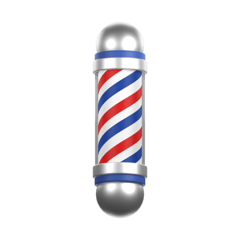 Barber Pole In 3d Illustration png