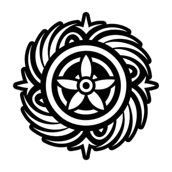 A glyph style icon of air symbol vector