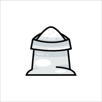 A salt shaker icon on a white background vector