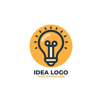Bright Ideas, Minimal Light Bulb Icon vector