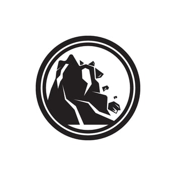 Mountain logo design illustration vector