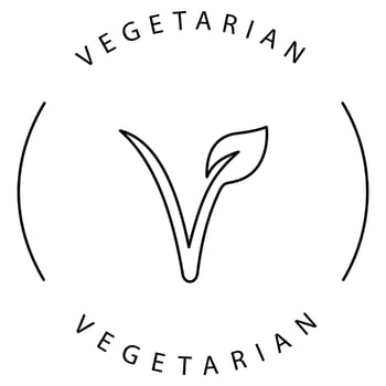 Plant-Based Green Eco Food Icon Design vector