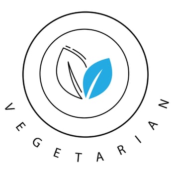 Plant-Based Vegetarian Eco Friendly Icon Design with Editable Stroke vector