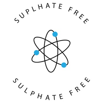 Sulphates Symbol Eco-Friendly Icon Design vector