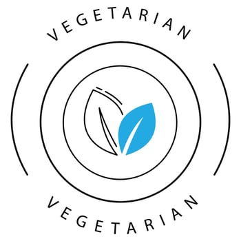 Eco Vegetarian Fresh Plant-Based Icon Design vector