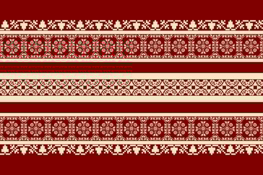 Used as the name of a collection or image for folk art that combines geometric and traditional patterns. vector