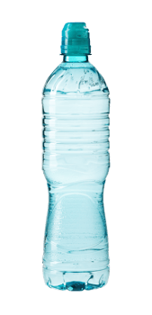 Plastic bottle water on a transparent background png