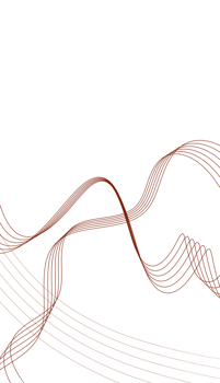 Design wave line art red color background png