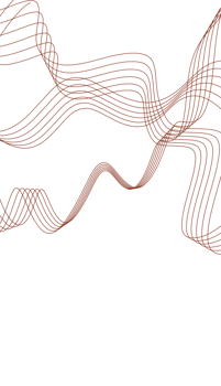 Abstract wave element design red color png