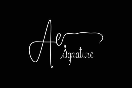Ae initials Handwriting signature logo. Ae Hand drawn Calligraphy lettering . Ae letter real estate, beauty, photography letter logo design vector