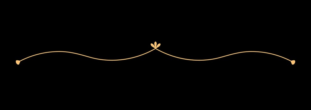 Gold ornamental frame for elegant, vintage style decoration. vector