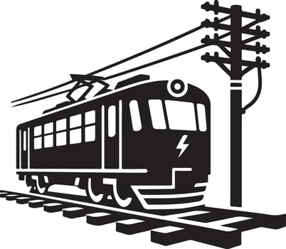 Comprehensive Collection of Electric Train Images vector