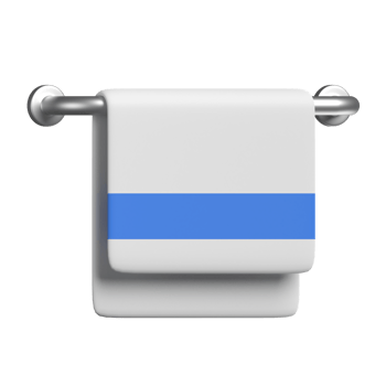 Towel in 3d illustration png