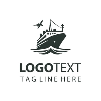 Wavecrest Queen Ship Logo vector