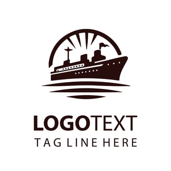 Oceanic Odyssey Ship Logo vector