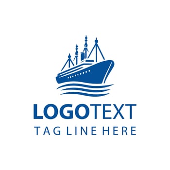 Ocean Voyager Ship Logo vector