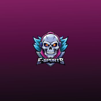 esports logo design vector