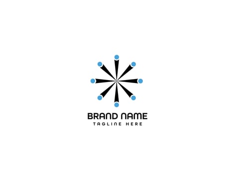 Branding logo design vector